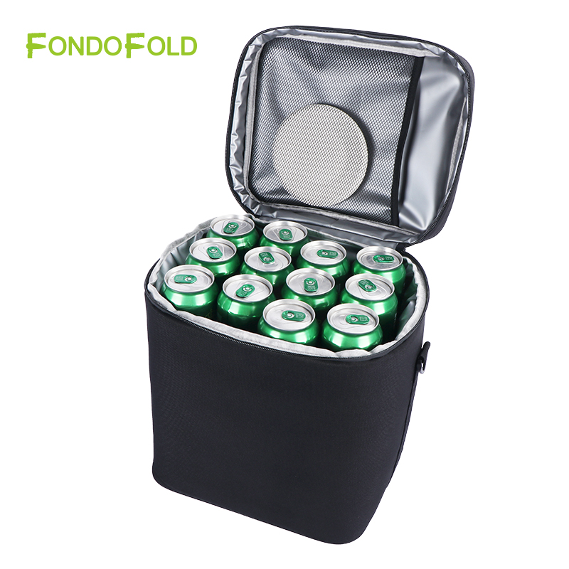 Insulated Cooler Bag Oxford Wine Beverage Thermal Cooler Tote with Detachable Shoulder Strap for Picnic Camping Gift Bulk Supply